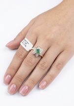 925 Silver Swat Emerald Ring – Natural Green Gemstone Jewelry - Image 3