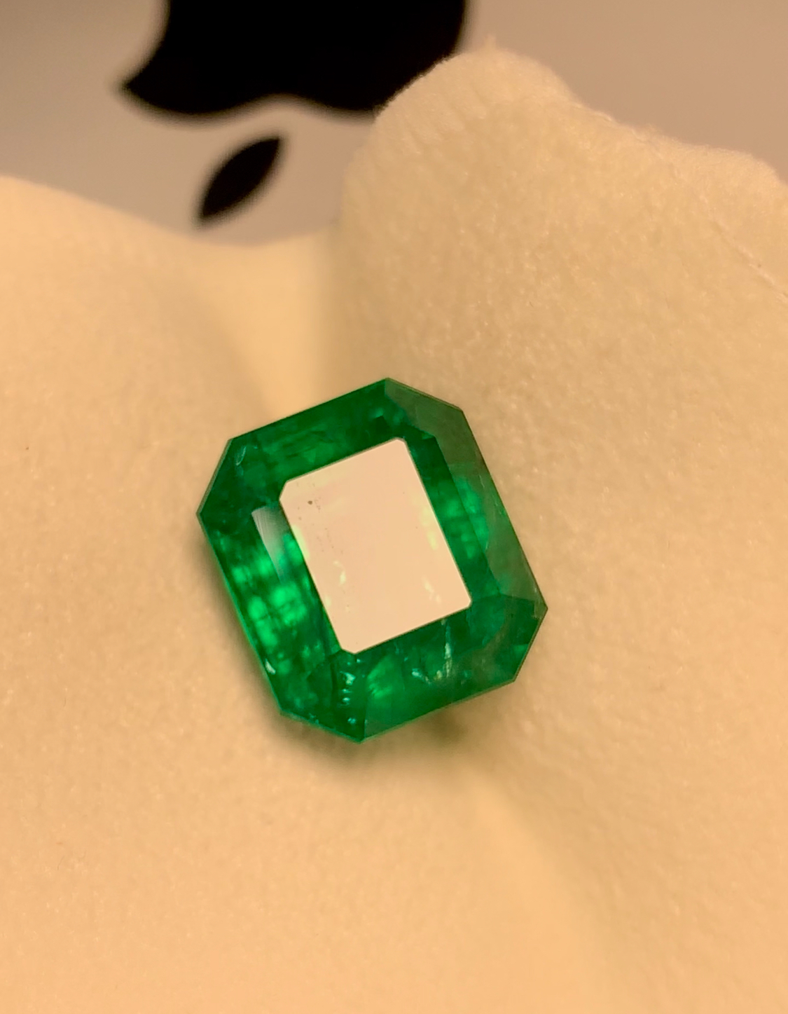 IMG_3379 Natural Emerald Gemstone 16.7ct Origin Zambia Top Green Color - Image 1