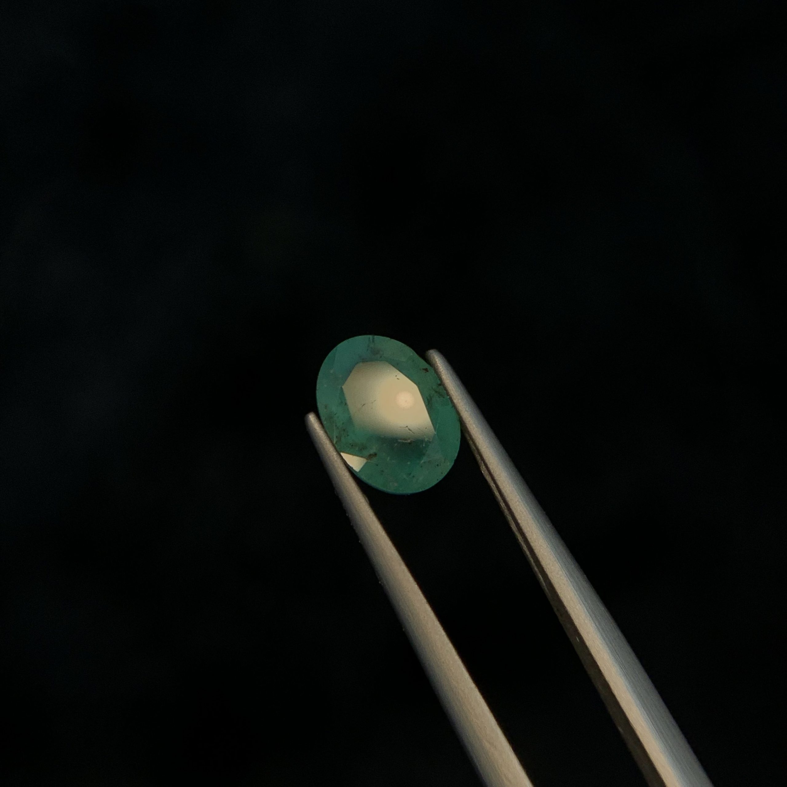 IMG_3622 1.45 Carat Oval Natural Zambian Emerald – Unheated & Untreated Loose Gemstone - Image 1
