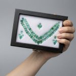 45Carat Natural Zambian Emerald Oval Shape Full Jewelry Set – Unheated Loose Gemstones Collection - Image 2