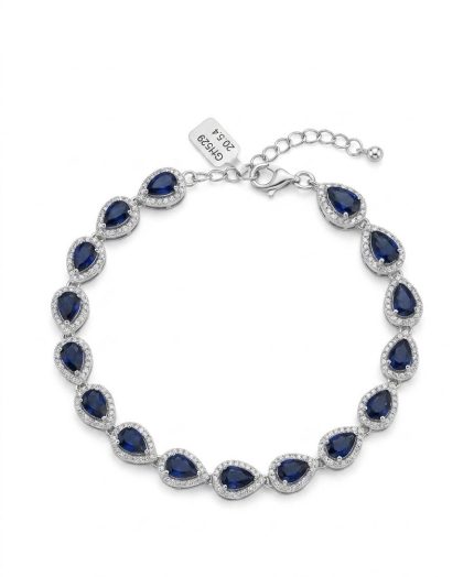 Natural Sapphire Stone Jewelry Collection Bracelet