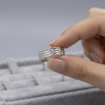 Minimalist 0.20ct Natural Diamond 925 Silver Band - Image 2