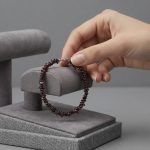 Natural African Red Garnet Chip Bracelet - Image 2