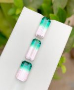 Natural Afghan Bi-Color Tourmaline 10.35 Ct | Green & Pink Tourmaline Gemstone Set
